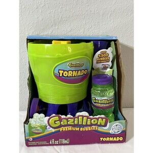 Gazillion Premium Bubbles Tornado Machine Ultimate Bubble Blower Green